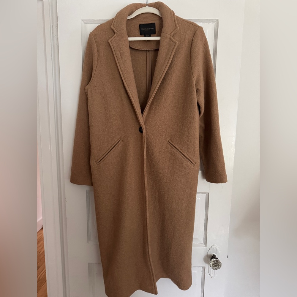 Christian Siriano Wool Blend Coat